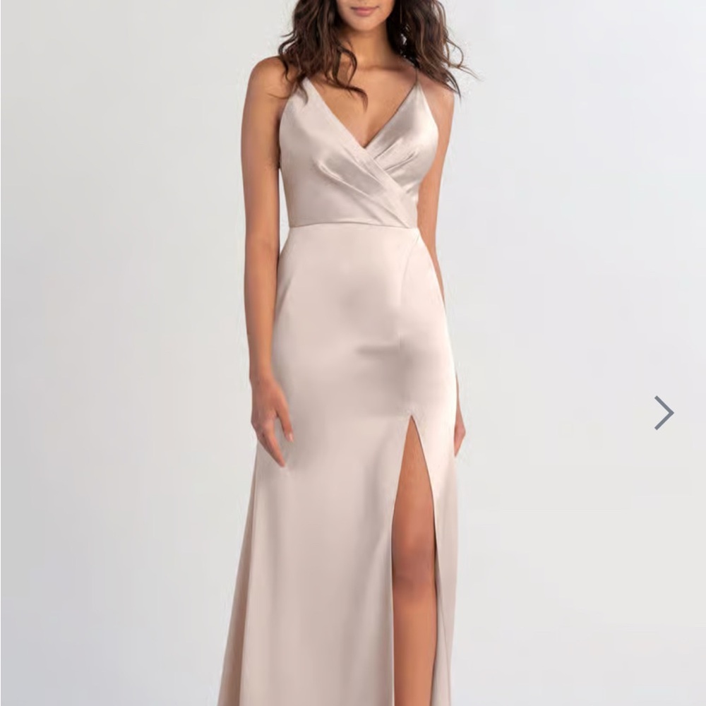 Jenny Yoo Prosecco Beckett in Luxe Satin (Size 2)